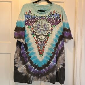 Rare Vintage Grateful Dead 4X Multicolor Tie-Dye Graphic Tee